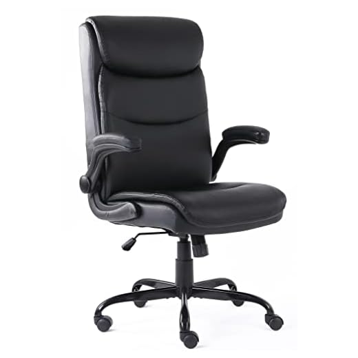 Requena Executive Office Chair with Flip-up Armrest, Ergonomic & Durable, Height Adjustable, X5188