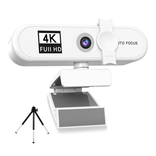 Webcam 4K autofocus avec suivi fluide pour appel vidéo