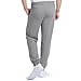 Fruit of The Loom Men's Eversoft Fleece Sweatpants & Joggers (Regular & Big Man), Joggers-Grey Heather, X-Large