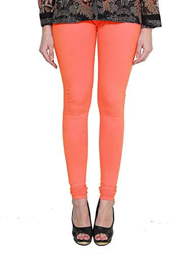 Image of Women's Cotton Chudidar Leggings | Stretchable | High Rise | Full Length | Soft & Comfortable | Ethnic Wear Bottom