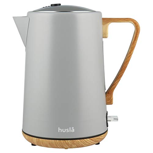 Bouilloire électrique Husla 1.5L gris 73924 pour votre cuisine - 2
