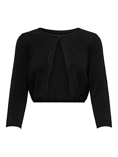 Preisvergleich Produktbild ONLY Female Strickjacke Kurz geschnittene SBlack