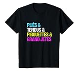 Niños Piles Tendus Pirouettes Grande Jetes Ballet Camiseta