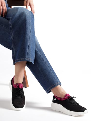 Image of Marc Loire Women's Athleisure Knitted Active Wear Slip-On Sneaker Shoes for Walking