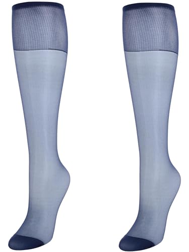 Hanes Women's Silky Reflections Sheer Knee Highs with Reinforced Toe (2 Pack)4