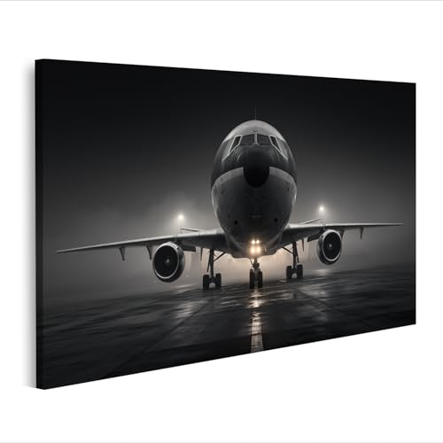islandburner Impression sur toile Motif avion DC-10 Majestueux pour bureau ou salon - Pour les amateurs d'aviation - Édition N1