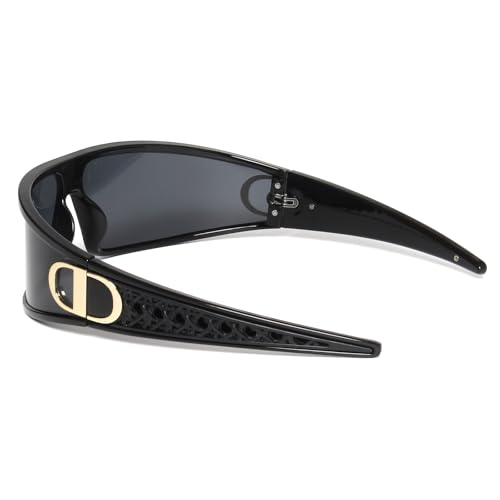 KENBO Y2K Sunglasses Wrap Around Futuristic Sunglasses for Women Men Fashion Sport Shades Sun Glasses UV4002