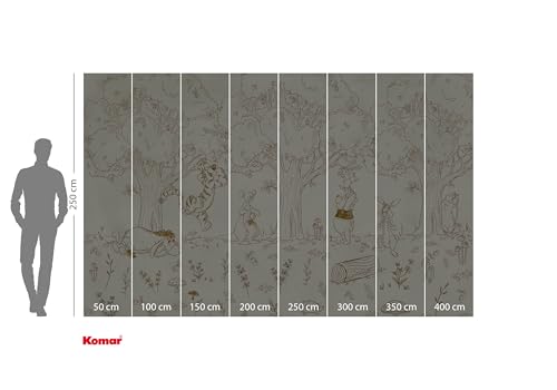 Komar Disney Non-Woven Photo Wallpaper Winnie The Pooh Outdoors Size 400 x 250 cm Children's Bedroom Wallpaper Children's Wallpaper - Image 2