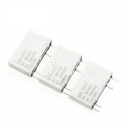 Relais de puissance HF49FD 24V 5A 4PIN pour circuits imprimés miniatures