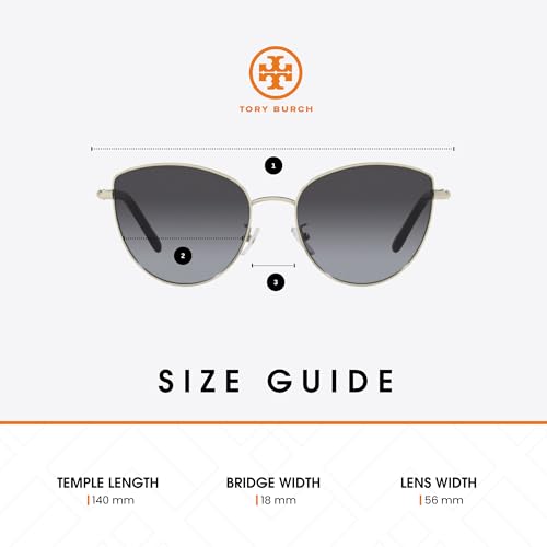 Tory Burch TY6091 Cateye Sunglasses for Women +BUNDLE with ACCESSORY EYEWEAR KIT4