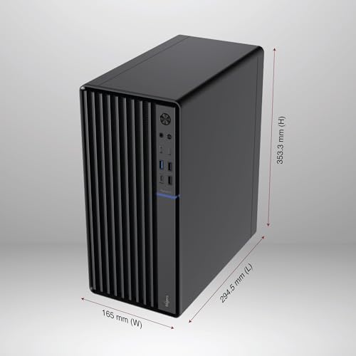 Image of FINGERS TopTier-T1 Micro-ATX PC Cabinet (Metal Panels, Pre-Installed Rear Fan, High-Efficiency SMPS Bundled, USB 3.0 + Type-C Ports, Durable & Upgrade-Friendly Design), Rich Black