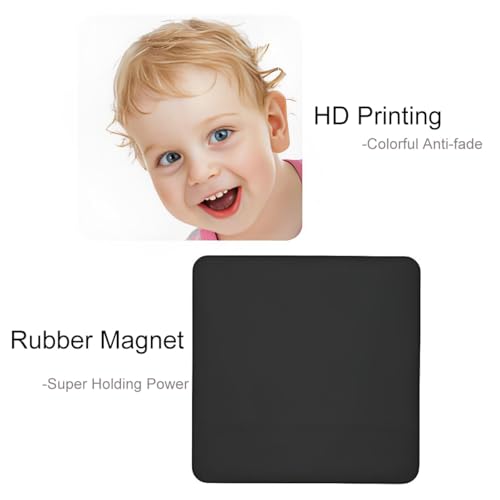 Imán personalizado para refrigerador 2x2 pulgadas miniatura 7