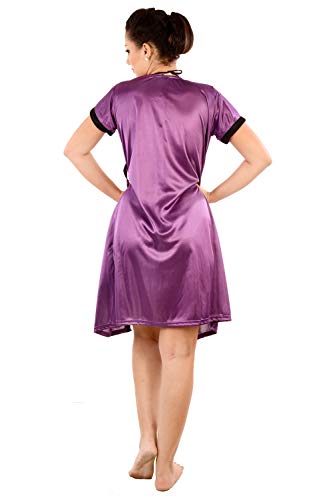 Image of Women's Short Sleeves Robe and Lingerie Set for Womens