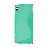 MPERO [Flex S] Sony Xperia Z3v Case, Slim Fit Protective Flexible Shell Cover, Mint Green