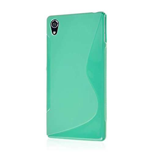 Fourcase MPERO [Flex S] Sony Xperia Z3v Case, Slim Fit Protective Flexible Shell Cover, Mint Green