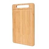 Hochwertiges doppelseitiges Nanzhu Schneidebrett, 30,5 x 20 x 1,2 cm, Nanzhu Schneidebrett, ideal zum Schneiden von Fleisch, Hacken von Gemüse - Küchen-Schneidebrett, attraktives Nanzhu