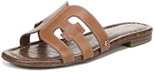 Sam Edelman Women's Bay Slides, Saddle, Brown, 7 Medium US