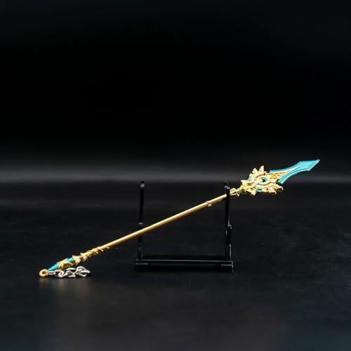 Image of THE MEN THING SKYWARD SPINE - Genshin Impact Anime Keychain | Game Xiao Cosplay Alloy Weapon Keychain for Men & Boy