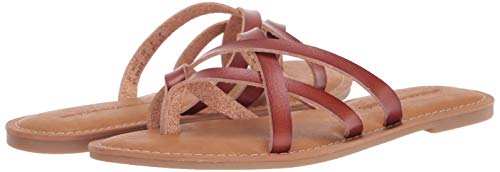 Image of Amazon Essentials Women's Strappy Slide Flat Sandal