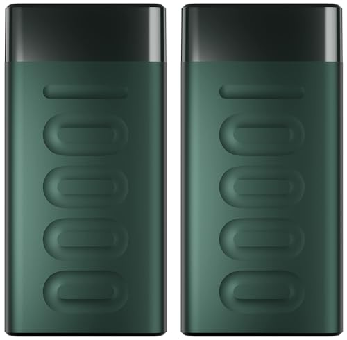 Image of Ambrane 10000mAh Slim Power Bank, 20W Fast Charging, Dual Output, Type C PD (Input & Output), Quick Charge, Li-Polymer, Multi-Layer Protection for iPhone, Anrdoid & Other Devices (Stylo 10K, Green)