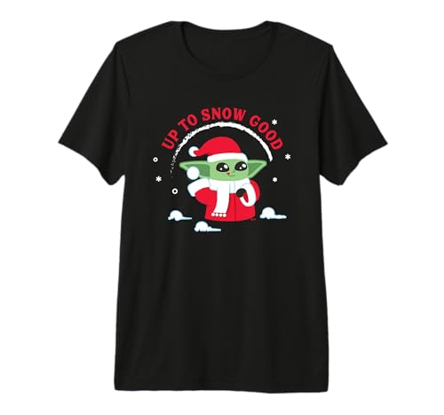 T-shirt Star Wars Mandalorian Grogu premium haut de gamme vêtement geek hiver