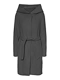 Duradero. Vero Moda VMCALALYON Hood 3/4 Jacket GA Parca, Gris Oscuro, M para Mujer