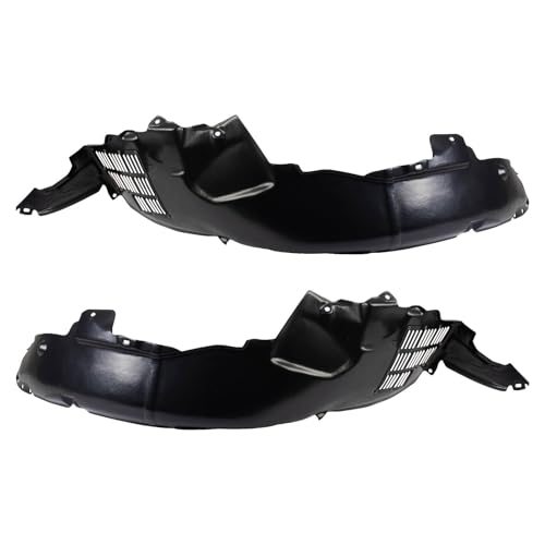 Image of TRQ Front Inner Fender Liner Set Compatible with 2006-2008 Hyundai Sonata HY1250116 HY1251116