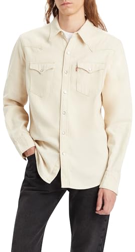 Image of Levi's Men's Solid Slim Fit Denim Shirt