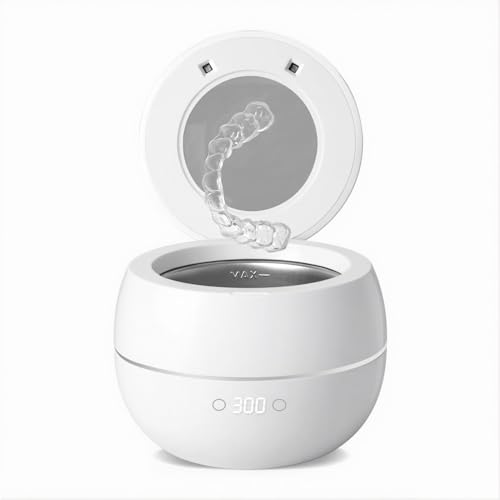 Dental Ultrasonic Retainer Cleaner Machine: 45kHz Dental Cleaning Pod for