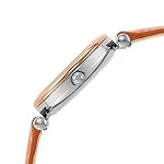 Fossil-Women-Leather-Carlie-Mini-Analog-Blue-Dial-Watch-Es4701-Band-Color-Brown