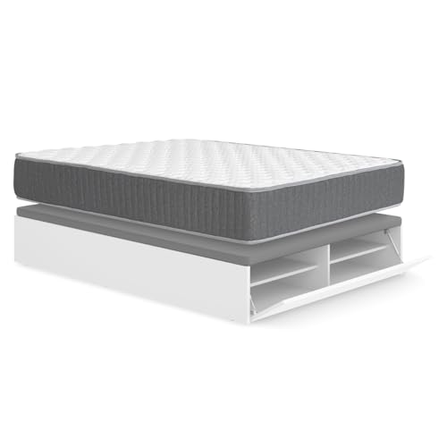 DEKIT - Pack Ahorro Dormitorio Canapé LAN con 1 Colchón viscoelástico...