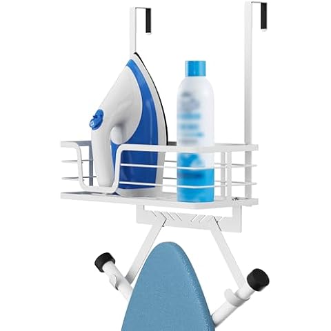 KES Over the Door Ironing Board Holder HIR501A-WH Cover