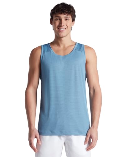 Image of Jockey MV57 Men Lightweight Microfiber Solid Active Wear Tank Top with Breathable Mesh