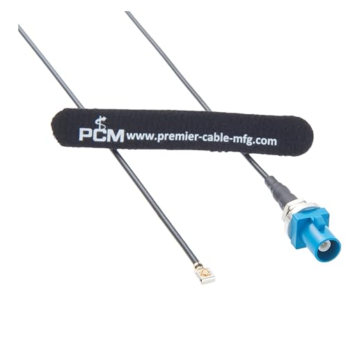 I-PEX Gen1-Fakra �I�X Z�R�[�h RF�P�[�u�� RG178 50�� �C���s�[�_���X IP67�h���K�i�o���N�w�b�h�p�l���}�E���g �����ԗpADAS�AGPS�ALTE�AWi-Fi�A�e���}�e�B�N�X�p�ڑ��P�[�u�� 25CM