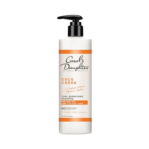 Carol's Daughter Coco Creme Curl Quenching Shampoo with Coconut Oil and Mango Butter for Very Dry,...