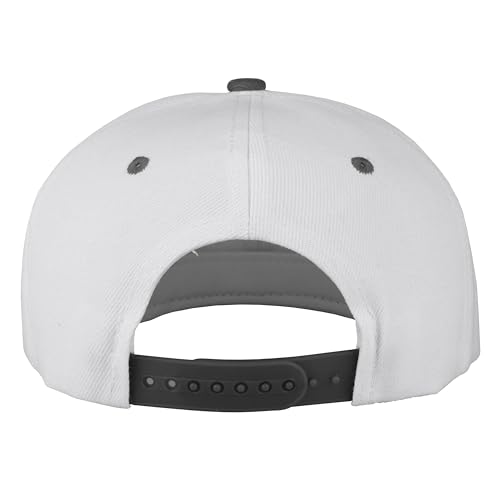 Image of Gelante Plain Blank Flat Brim Adjustable Snapback Baseball Caps LOT 6 Pack