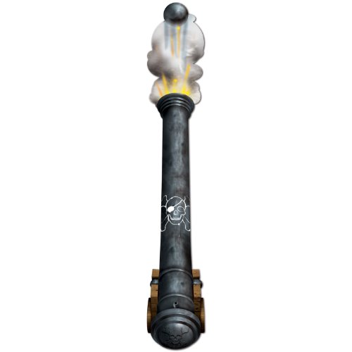 Canon de Pirate articulé Beistle 1,8 m en carton rigide pour grand décor de salle