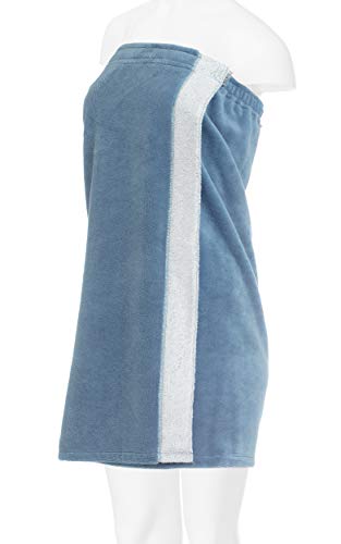 Revise Toalla de sauna para mujer RE-704, de fibra de bambú, color azul, XXL Cover