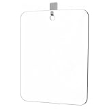 Visibilité pour le Rasage et le Maquillage : Ce miroir offre une réflexion claire qui permet de voir tous les détails de votre peau, de votre rasage ou de votre maquillage. Bien que le miroir soit sans cadre et ne dispose pas d’éclairage, il est parfait pour une utilisation dans la douche, vous offrant une vue précise pour votre routine de soins.