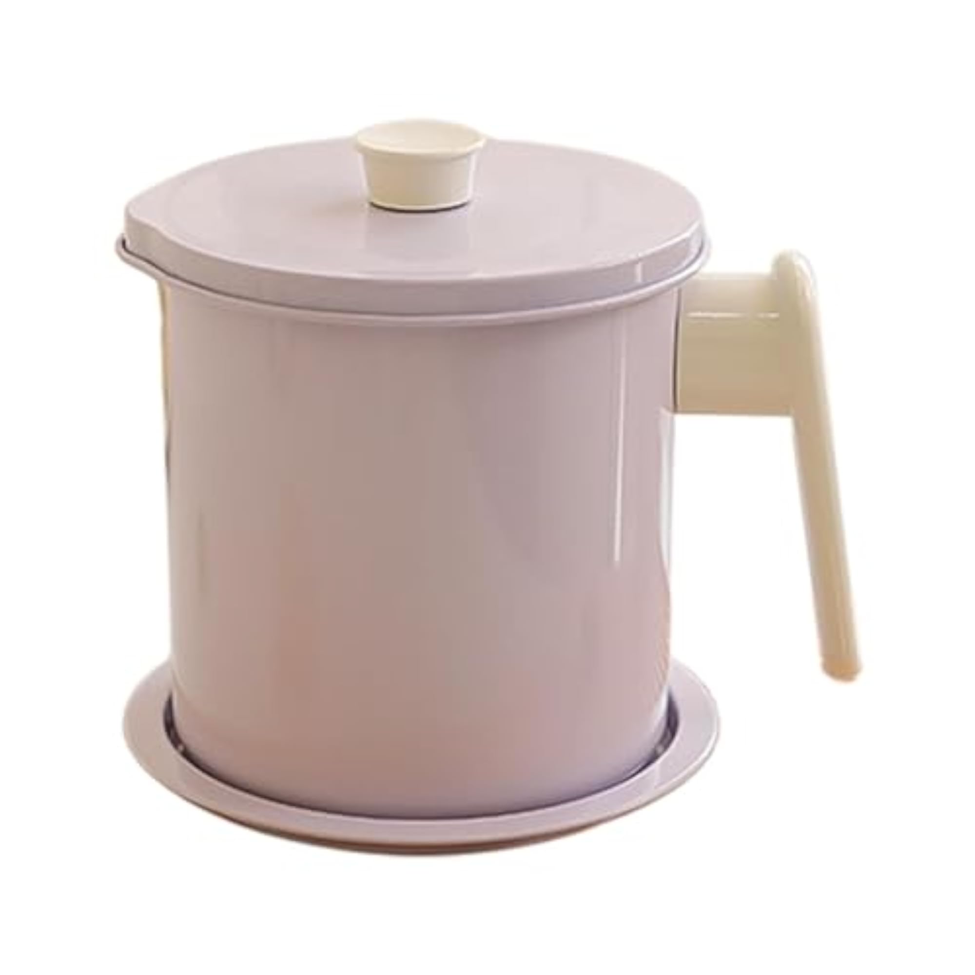 Oil Storage Container with Fine Mesh Strainer, 1.4L Violet
