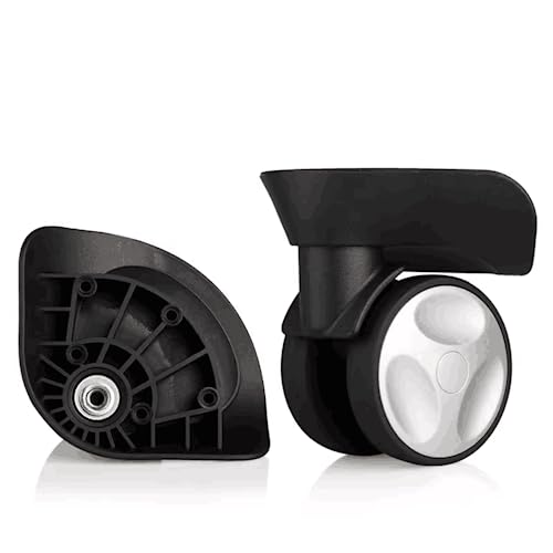 Luggage Replacement Wheel Luggage Replacement Wheels, 1 Pair Plastic Suitcase Replacement Spinner Wheels DL-W172# Repair Replacement Kit