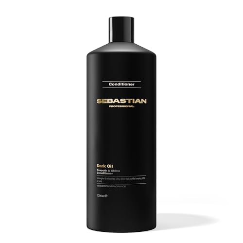 Sebastian Professional Dark Oil Smooth and Shine Conditioner | Infused with Jojoba & Argan Oil | 33.8 fl oz | Packaging May Vary