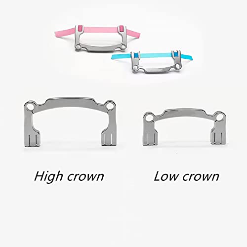 Image of 2Pcs Dental Resin Polishing Strips Holder, Stainless Steel Holder for High /Low Crown Interproximal Restorative Polishing Dentist Tools, Autoclavable