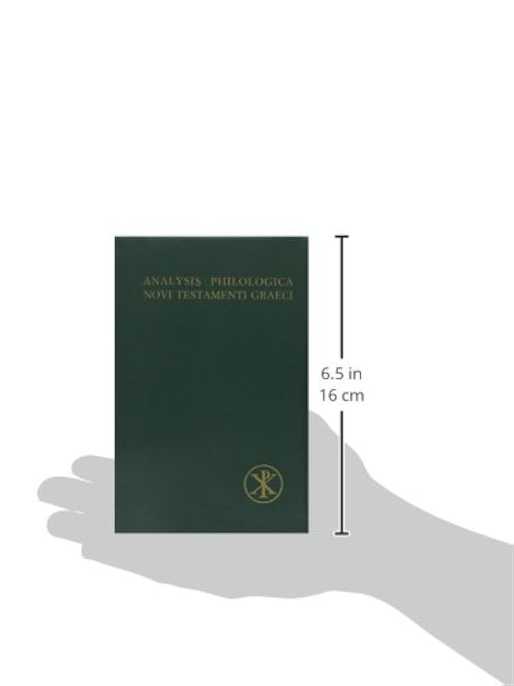 洋書 ANALYSIS PHILOLOGICA NOVI TESTAMENTI GRA Analysis Philologica Novi Testamenti Graeci - 