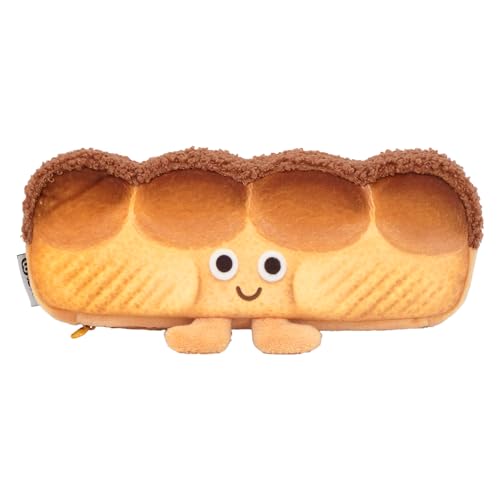 Image of Minache Plush Animal Stationery Pouch Women Cute Dog /Dinosaur Plush Pencil Case Ladies Cosmetic Bag (8238+Style 2), bd-06484AD
