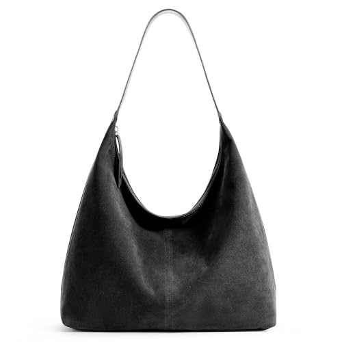Image of KALIDI Casual Tote Bag Vegan Leather Hobo Zipper Work Bag Weekender Shoulder for Women Shoulder Travel Purse