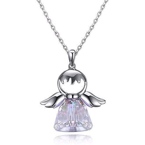 Colliers avec pendentifs d'ange en argent, le cadeau idéal pour fille