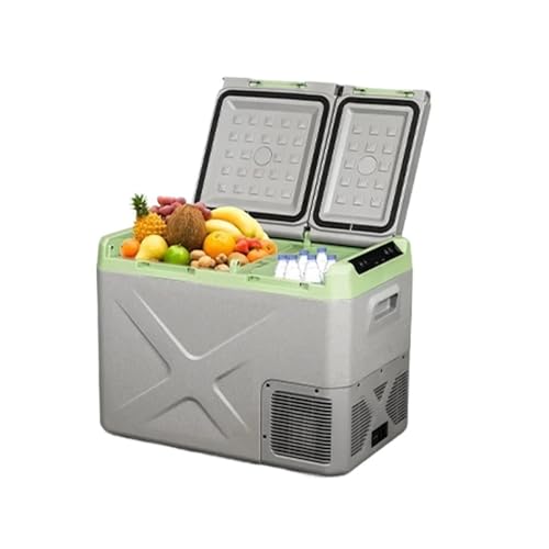Xiaoyuus 35L Car Refrigerator Dual Door Portable Freezer for Vehicle and Home Large Capacity Mini Fridge