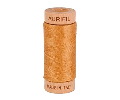 Aurifil Cotton Mako 80wt Thread, Golden Toast