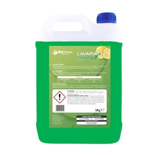 Detersivo Lavastoviglie Al Limone 5 Litri Detersivo Piatti Sgrassante (4)